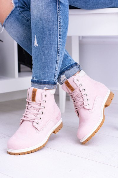 Жіночі черевики Big Star Boots Timber Trappers Powder Pink Timon