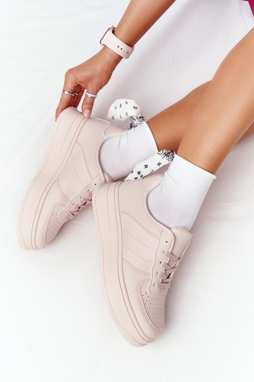 Жіноче спортивне взуття на платформі рожеве This Is Me