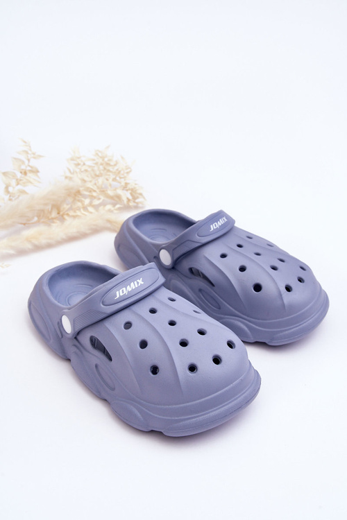 Дитячі поролонові тапочки Crocs Blue Cloudy