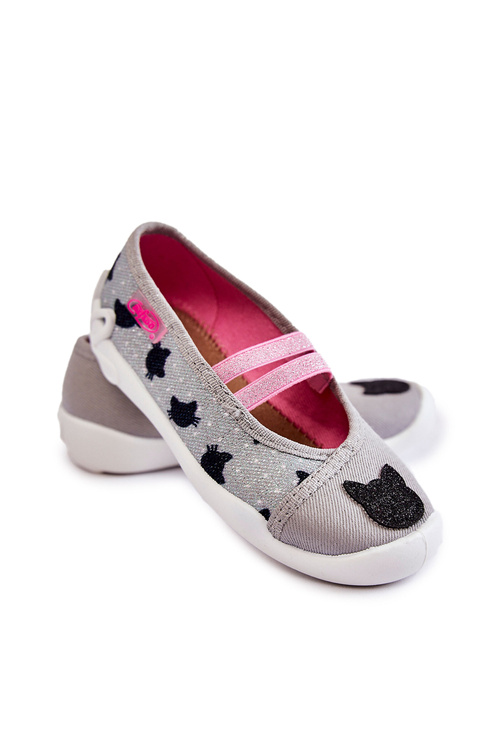 В'єтнамки Ballerinas Befado Cats 116X302 Grey