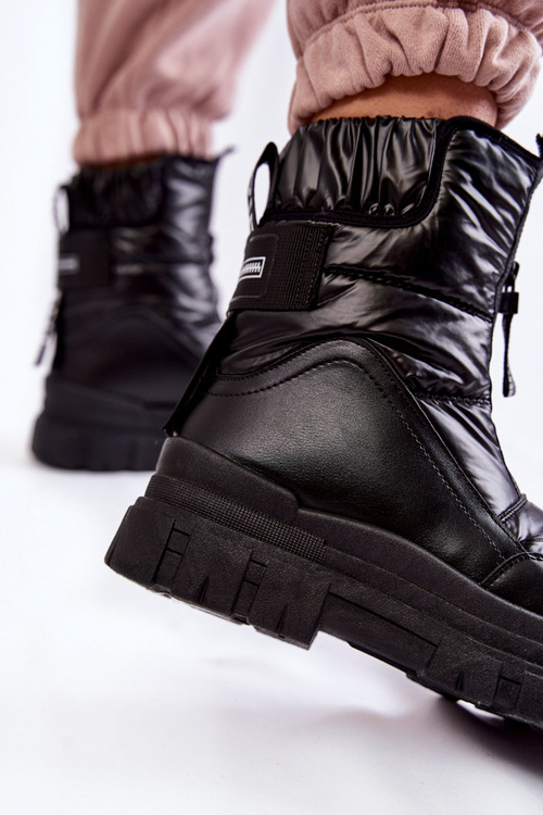 Зручні жіночі зимові черевики Elodia чорного кольору