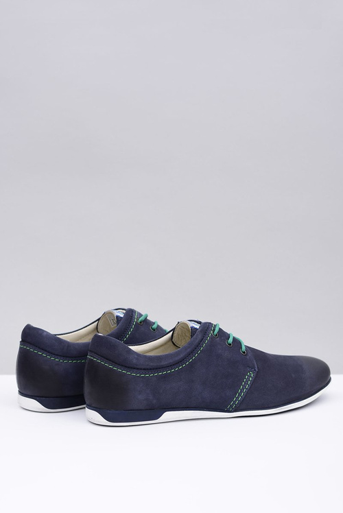 Темно-сині чоловічі шкіряні напівчоботи Dimonde