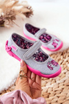 В'єтнамки Ballerinas Befado Unicorns 114X464 Сіро-рожевий