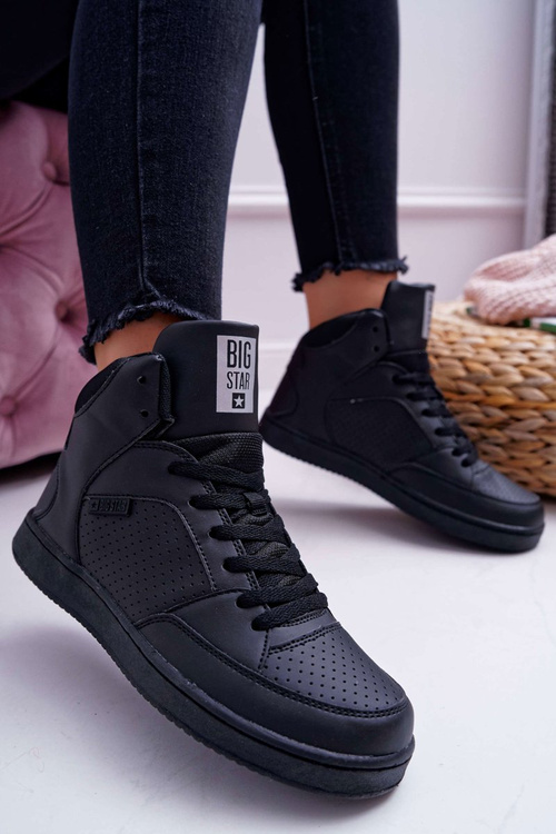 Жіночі високі кросівки Big Star чорні EE274211