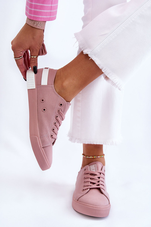 Жіночі низькі кросівки Big Star LL274040 Рожеві