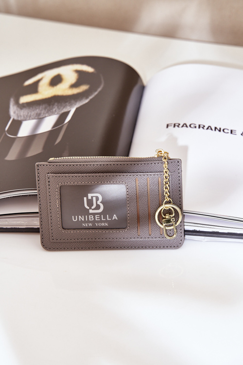 Чохол Для Карт Жіночий Гаманець З Брелоком Сірий Therinore