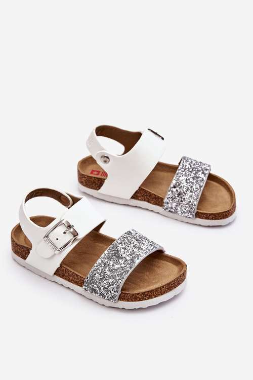 Шкіряні дитячі сандалії Big Star LL374133 Білі