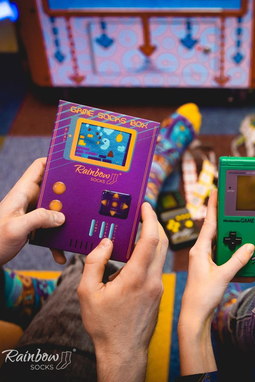 Шкарпетки Rainbow для любителів консольних ігор 2 пари