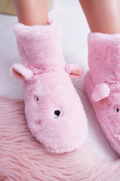 Чоботи SOXO Warm Home Pink Boots Papa Bunnies 97308