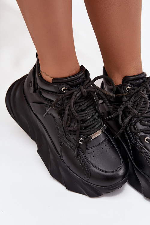 Жіночі Кросівки Натуральна Шкіра GOE SS2N4036 Чорний