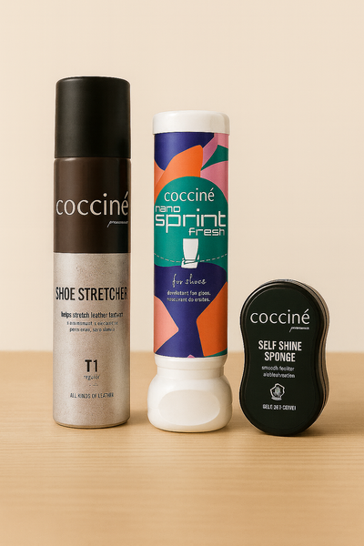 Кубик для чищення Coccine із замші та нубуку