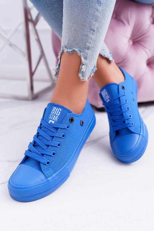 Жіночі класичні низькі кросівки BIG STAR AA274011 Темно-сині