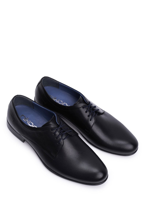 Чоловічі повсякденні шкіряні напівчоботи Нікополь Чорні 1738