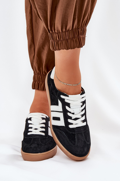 Кросівки Спортивне Взуття Замшеві Vinceza 79517 Чорні