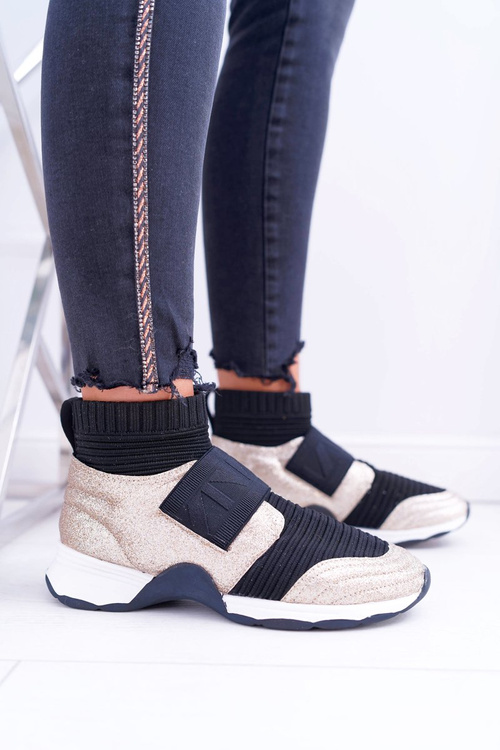 Жіноче спортивне взуття Lu Boo з шкарпеткою Gold Brocade Phantom