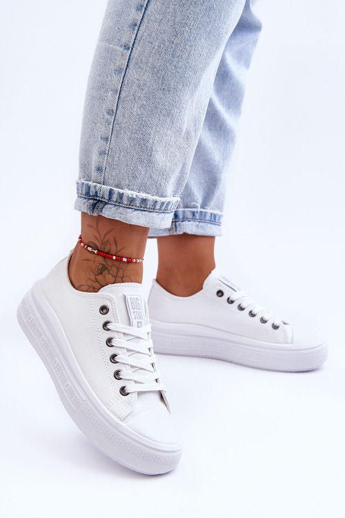 Жіночі кросівки на платформі Big Star LL274A177 Білі