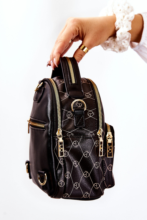 Жіночий шкіряний рюкзак NOBO L1341-C020 Чорний