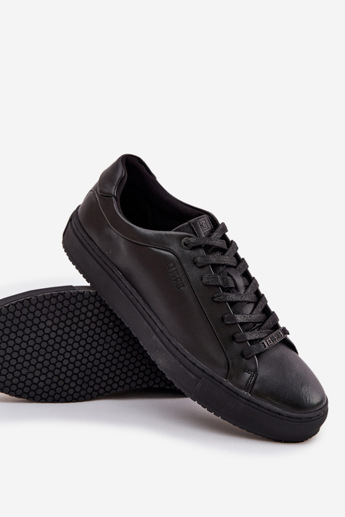 Шкіряні Чоловічі Кросівки Big Star SS174121 Чорні