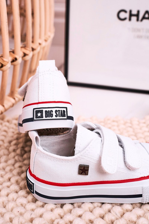 Дитячі кросівки на липучці BIG STAR HH374199 Білі