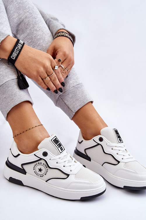 Жіноче спортивне взуття Big Star LL274440 Чорно-біле