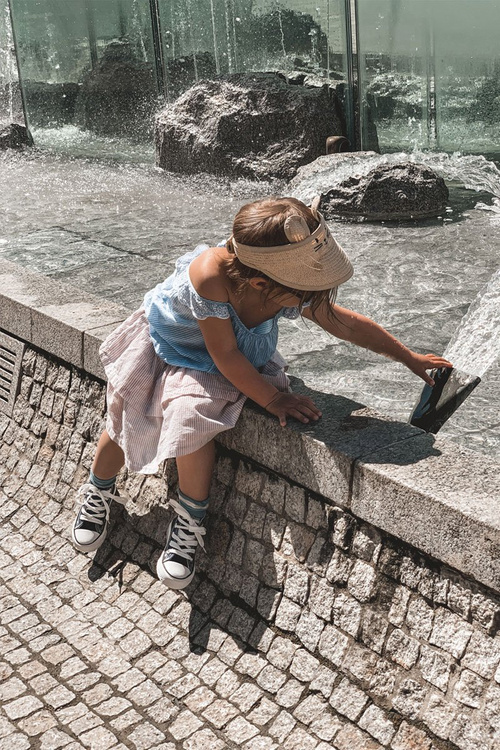 Дитячі високі кросівки темно-сині Filemon