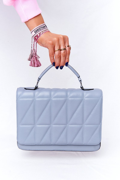 Жіноча стьобана сумка Monaco Light Blue