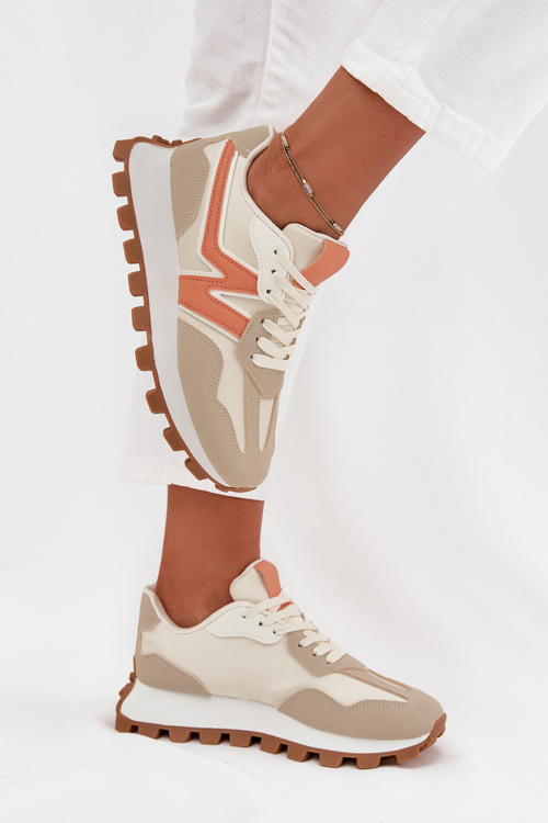 Жіночі бежеві спортивні кросівки Kalelia