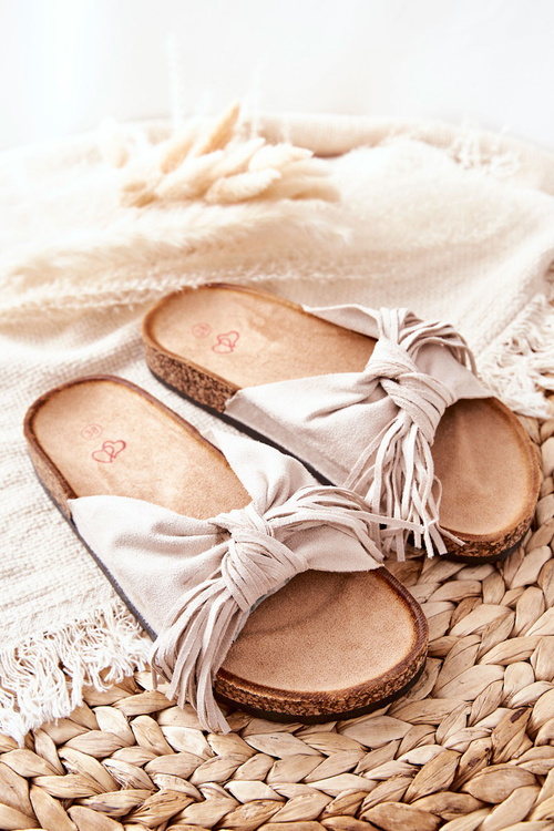 Тапочки На Корковій Підошві Beige Taryne