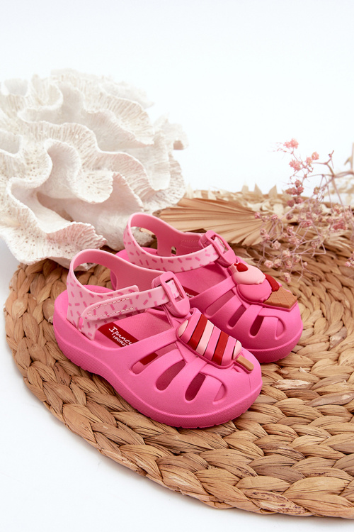 Дитячі босоніжки на липучці 83486 Ipanema Summer XIII Baby Pink
