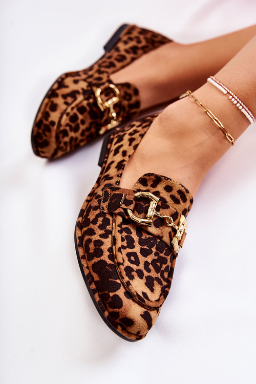 Жіночі замшеві лофери Корисо коричнево-чорні