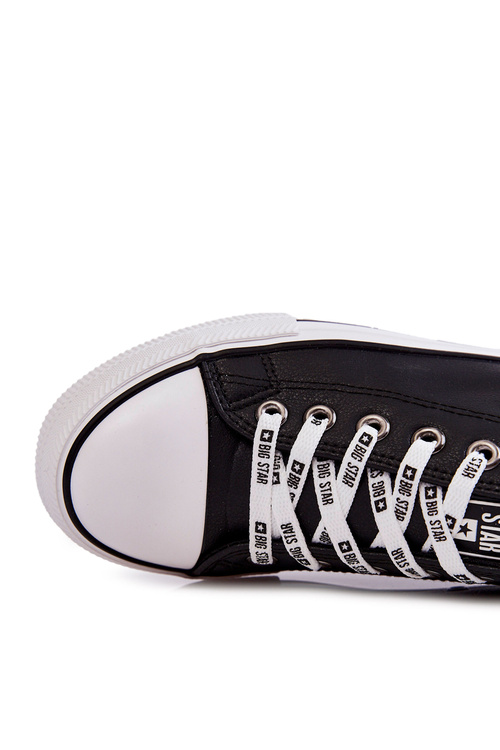 Чоловічі шкіряні кросівки Big Star KK174047 Чорні