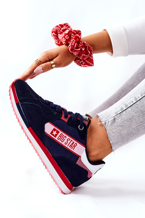 Шкіряне спортивне взуття Big Star II274270 Navy