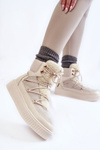 Жіночі зимові черевики La.Fi 280072W-QN світло-бежевий