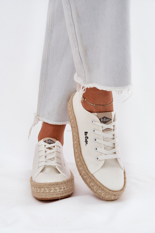 Жіночі Кросівки З В'язкою Lee Cooper LCW-25-44-3217 Білі
