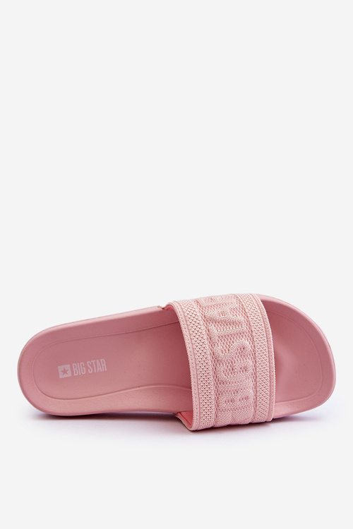 Модні жіночі тапочки Big Star LL274A157 Світло-рожеві