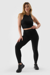 Жіночі в'язані легінси чорні 4FWMM00TTIGF195-20S
