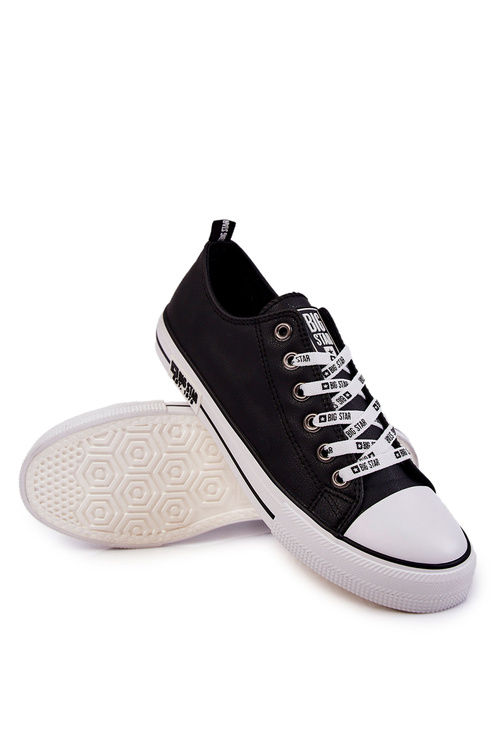 Чоловічі шкіряні кросівки Big Star KK174047 Чорні