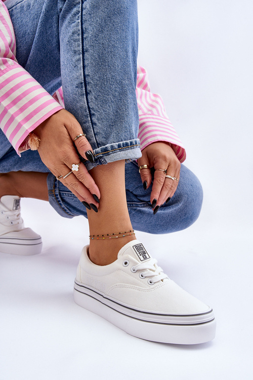 Жіночі кросівки на платформі Big Star LL274228 Білі