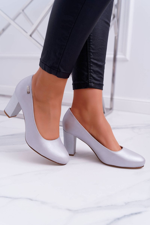 Жіночі човники Sergio Leone PB130 Silver Pearl Amber