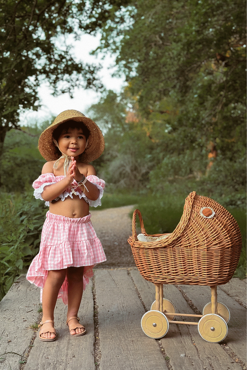 Класичні дитячі босоніжки коричневого кольору Izzy