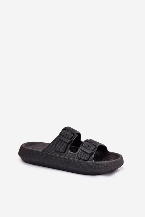 Жіночі Сандалі На Платформі З Пряжками Чорні Нітіана