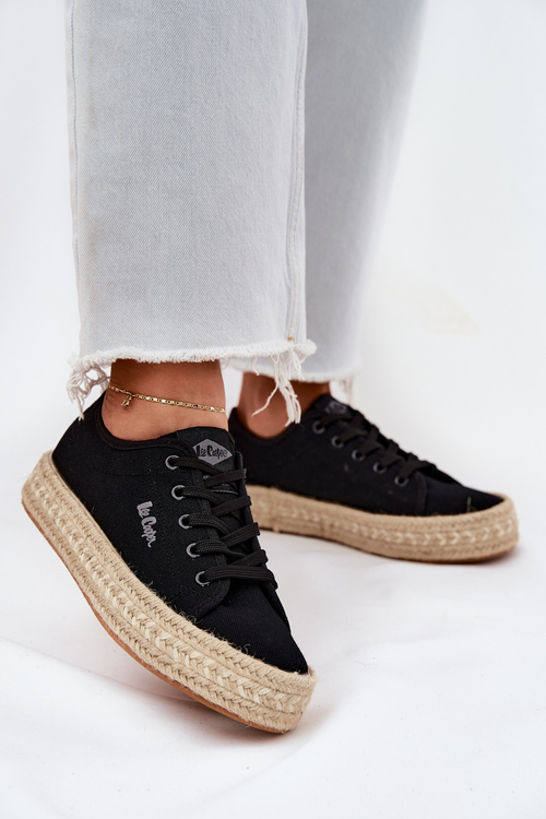 Жіночі Кросівки З Плетінням Lee Cooper LCW-25-44-3216 Чорні