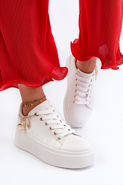 Жіночі кросівки з декором Celedria білі