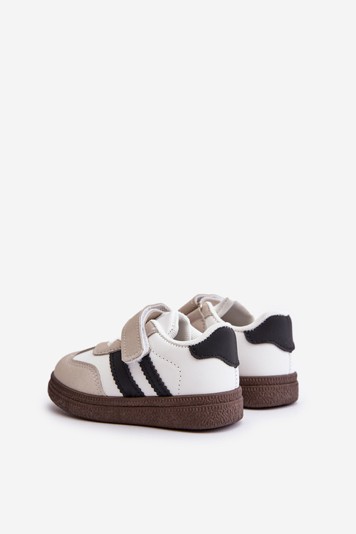 Дитячі кросівки на липучці білі Tromella