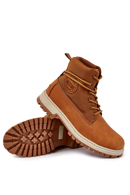 Чоловічі черевики Memory Foam Big Star KK174203 Camel