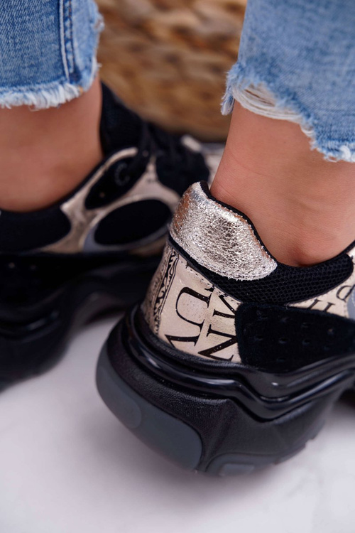 Жіноче спортивне взуття Big Star by Daniel Lopez Black Gold FF274A524