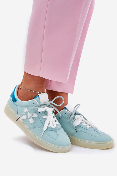 Низькі Жіночі Спортивні Черевики З Леопардовим Принтом М'ятні Зелееліс