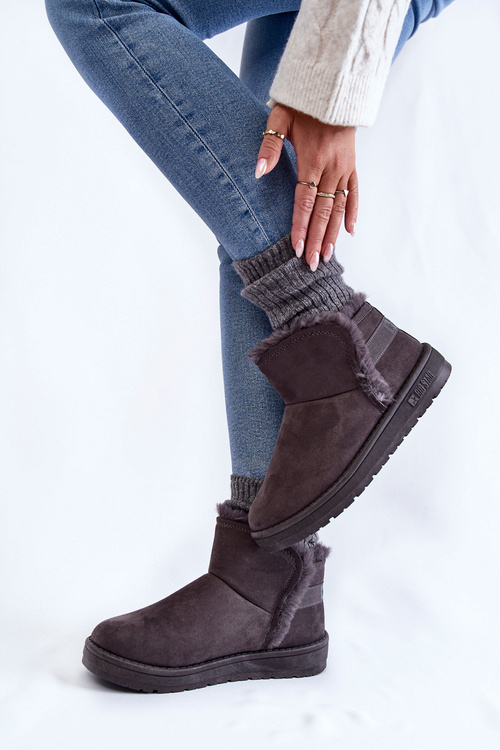 Жіночі зимові черевики Big Star KK274623 сірі