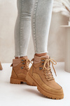 Жіночі ботильйони на шнурівці Camel Rabaria