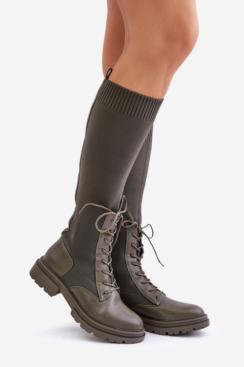 Слипони з носком Темно-зелений Іран